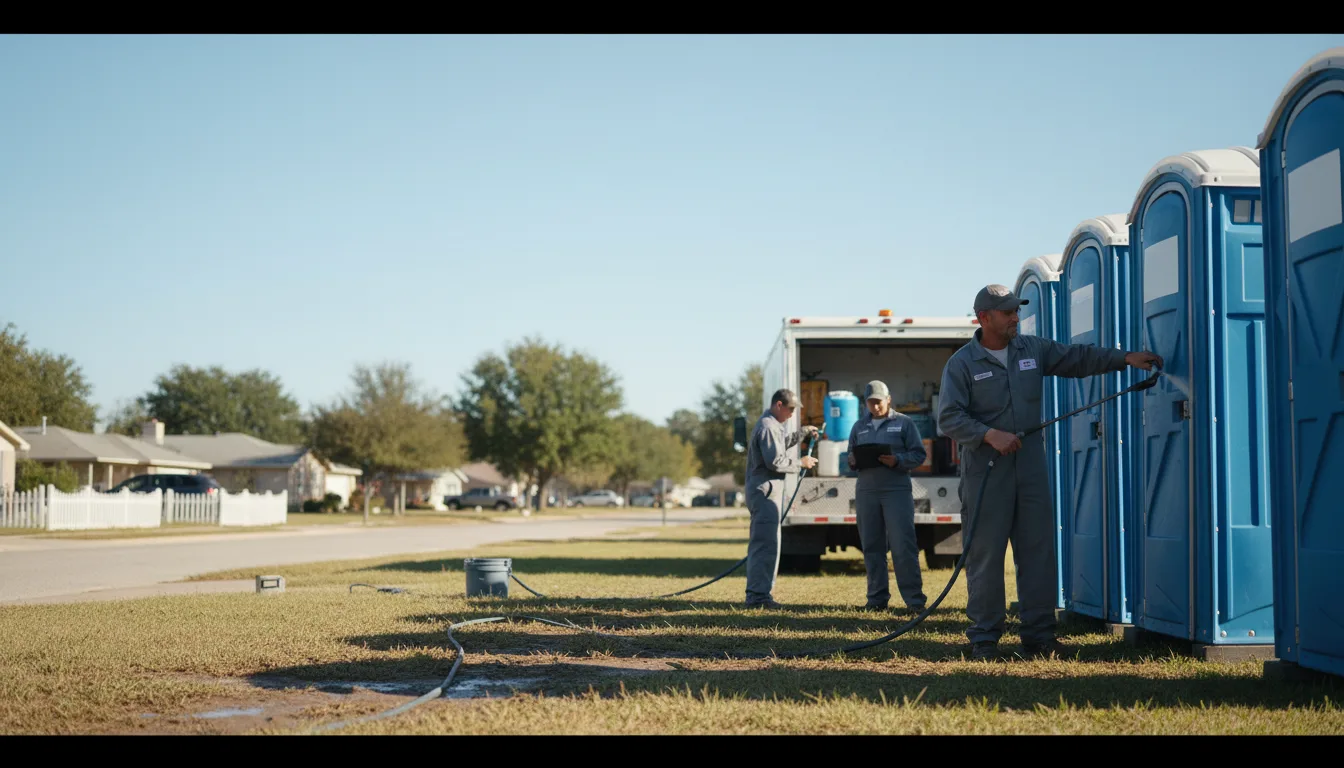 Long-Term Portable Toilet Rental in Kingsley, IA near me